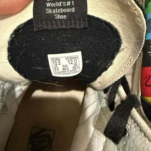 Vans Multicolor High-Top Skate Shoes US Men’s Sz 10.5 skateboards Espiritu‎ - Picture 10 of 10